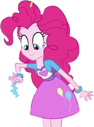 Size: 1875x2520 | Tagged: safe, edit, edited screencap, editor:homersimpson1983, imported from derpibooru, screencap, pinkie pie, human, background removed, balloon, female, not a vector, solo