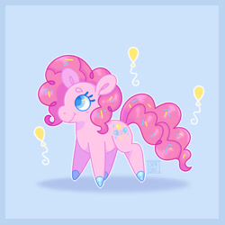 Size: 828x828 | Tagged: safe, artist:sensh-ii, imported from derpibooru, pinkie pie, earth pony, pony, solo