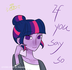 Size: 750x728 | Tagged: safe, artist:kuangtianxuan37462, imported from derpibooru, twilight sparkle, equestria girls, solo