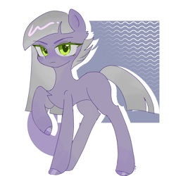 Size: 1080x1080 | Tagged: safe, artist:xqi, imported from derpibooru, limestone pie, earth pony, pony, abstract background, female, mare, solo