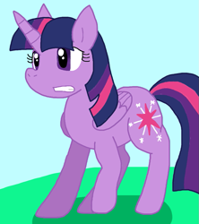 Size: 833x937 | Tagged: safe, artist:cmara, imported from derpibooru, twilight sparkle, alicorn, female, outdoors, solo, twilight sparkle (alicorn)