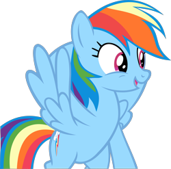 Size: 7026x6948 | Tagged: safe, artist:retroponybro, imported from derpibooru, rainbow dash, pegasus, pony, female, inkscape, mare, simple background, solo, transparent background, vector