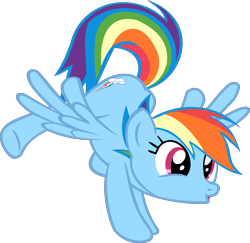 Size: 7982x7770 | Tagged: safe, artist:retroponybro, imported from derpibooru, rainbow dash, pegasus, pony, cute, dashabetes, female, flying, full body, mare, simple background, solo, transparent background, vector