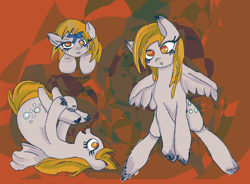 Size: 2362x1743 | Tagged: safe, artist:crrrrimasablo, imported from derpibooru, derpy hooves, pegasus, pony, bust, cute, female, friendly, portrait