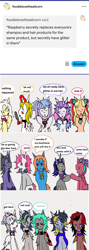 Size: 1173x3280 | Tagged: safe, artist:ask-luciavampire, imported from derpibooru, oc, bat pony, dracony, dragon, earth pony, hybrid, pegasus, pony, undead, unicorn, vampire, vampony, werewolf, ask, horn, tumblr