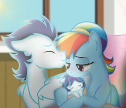 Size: 720x619 | Tagged: safe, imported from ponybooru, rainbow dash, soarin', pegasus, pony, baby, baby pony, best pony, cute, dashabetes, female, filly, foal, if only, male, mare, newborn, offspring, parent:rainbow dash, parent:soarin', parents:soarindash, shipping, soarindash, stallion, straight, swaddled, swaddled baby, wrapped snugly