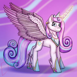 Size: 1280x1280 | Tagged: safe, artist:grimprotector, imported from derpibooru, princess flurry heart, alicorn, earth pony, solo