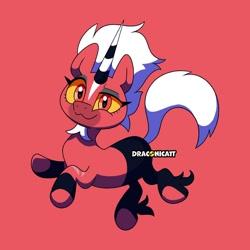 Size: 1000x1000 | Tagged: safe, artist:draconicatt, imported from derpibooru, oc, oc only, pony, unicorn, horn