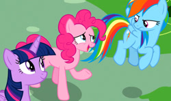 Size: 996x588 | Tagged: safe, imported from derpibooru, pinkie pie, rainbow dash, twilight sparkle, the washouts (episode)