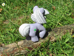 Size: 2032x1524 | Tagged: safe, alternate version, artist:malte279, imported from derpibooru, part of a set, limestone pie, earth pony, pony, animated, concrete, craft, female, mare, outdoors, sculpture, solo, ytong