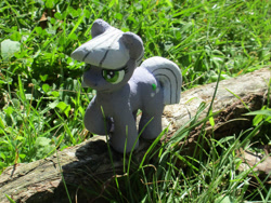 Size: 1032x775 | Tagged: safe, alternate version, artist:malte279, imported from derpibooru, part of a set, limestone pie, earth pony, pony, animated, concrete, craft, female, mare, outdoors, sculpture, solo, ytong