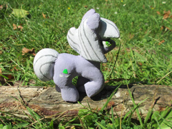 Size: 1280x960 | Tagged: safe, alternate version, artist:malte279, imported from derpibooru, part of a set, limestone pie, earth pony, pony, animated, concrete, craft, female, mare, outdoors, sculpture, solo, ytong