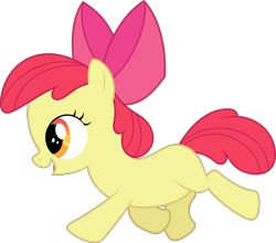 Size: 3409x3000 | Tagged: safe, artist:dashiesparkle, imported from derpibooru, apple bloom, pony, simple background, solo, transparent background, vector