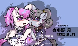 Size: 1200x720 | Tagged: safe, artist:窝牛牛, imported from derpibooru, oc, oc only, oc:selene·moon, oc:selina·moon, pegasus, pony, unicorn, banned from equestria daily, horn