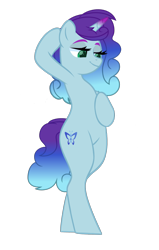 Size: 2542x4000 | Tagged: safe, artist:ramixe dash, imported from derpibooru, oc, oc only, oc:dusk heart (cs), unicorn, base used, bipedal, female, g5, g5 to g4, generation leap, horn, mare, simple background, transparent background