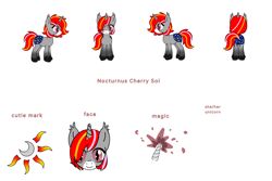 Size: 3072x2048 | Tagged: safe, imported from derpibooru, oc, oc only, bat pony, pony, unicorn, horn, reference sheet