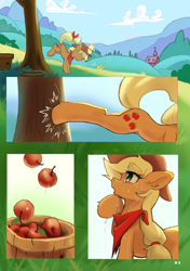 Size: 4169x5906 | Tagged: safe, artist:flvski, imported from derpibooru, applejack, rainbow dash, earth pony, pony, appledash, female, lesbian, shipping