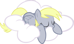 Size: 7677x4581 | Tagged: safe, alternate version, artist:ch_simon, imported from derpibooru, derpy hooves, pegasus, pony, absurd resolution, cloud, eyes closed, female, mare, simple background, sleeping, solo, transparent background, vector