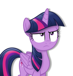 Size: 1336x1400 | Tagged: safe, imported from derpibooru, twilight sparkle, alicorn, disappointed, displeased, shadow, simple background, transparent background, twilight sparkle (alicorn), twilight sparkle is best facemaker, twilight sparkle is not amused, unamused, unhappy