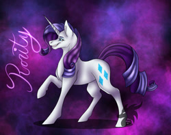 Size: 1006x794 | Tagged: safe, artist:blackdragonart98, imported from derpibooru, rarity, pony, unicorn, horn, solo