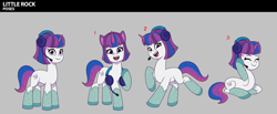 Size: 3033x1244 | Tagged: safe, imported from derpibooru, pony, unicorn, cassette jam, female, g5, horn, little rock (g5), mare, my little pony: tell your tale