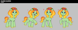 Size: 3184x1253 | Tagged: safe, imported from derpibooru, earth pony, pony, female, flowa queen, g5, ivy rose, mare, my little pony: tell your tale