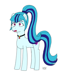 Size: 1084x1303 | Tagged: safe, artist:adamv20, imported from derpibooru, sonata dusk, pony, earth pony sonata dusk, ponified, rainbow rocks 10th anniversary, screencap reference, simple background, solo, white background