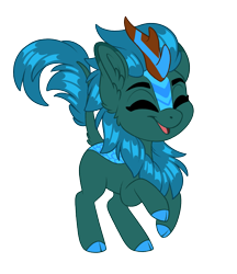 Size: 1741x2018 | Tagged: safe, artist:silkensaddle, derpibooru exclusive, imported from derpibooru, oc, oc only, oc:poison trail, kirin, kirin oc, kirin-ified, simple background, species swap, transparent background