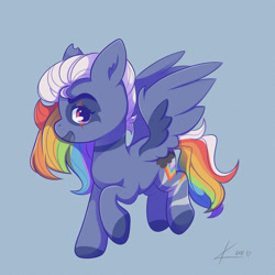 Size: 894x894 | Tagged: safe, artist:kuroartss, imported from derpibooru, rainbow dash, pegasus, pony, solo