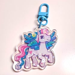 Size: 2270x2269 | Tagged: safe, artist:milliedubois, imported from derpibooru, star catcher, pegasus, female, g3, irl, keychain, mare, photo, solo