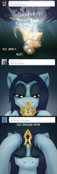 Size: 1500x4500 | Tagged: safe, artist:drxii, imported from derpibooru, oc, oc:ipsywitch, pony, friendship is magic, ask, crown, dialogue, female, jewelry, my little pony, regalia, tumblr