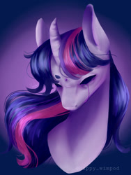 Size: 828x1104 | Tagged: safe, artist:happywimpod, imported from derpibooru, twilight sparkle, alicorn, pony, solo