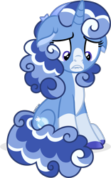 Size: 2273x3634 | Tagged: safe, artist:cirillaq, imported from derpibooru, oc, oc:serene starlight, pony, unicorn, female, horn, mare, sad, simple background, transparent background, vector