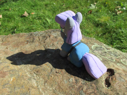 Size: 2568x1926 | Tagged: safe, alternate version, artist:malte279, imported from derpibooru, part of a set, maud pie, earth pony, pony, boulder (g4), concrete, craft, female, mare, outdoors, sculpture, solo, ytong