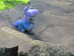 Size: 1032x774 | Tagged: safe, alternate version, artist:malte279, imported from derpibooru, part of a set, maud pie, earth pony, pony, boulder (g4), concrete, craft, female, mare, outdoors, sculpture, solo, ytong