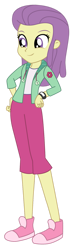 Size: 523x1800 | Tagged: safe, anonymous artist, imported from derpibooru, human, equestria girls, clothes, equestria girls-ified, female, lily pad (g4), older, older lily pad, simple background, smiling, solo, solo female, transparent background