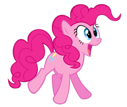 Size: 1300x1100 | Tagged: safe, artist:originalcanadian, imported from derpibooru, pinkie pie, earth pony, pony, excited, happy, open mouth, open smile, simple background, smiling, solo, transparent background, vector