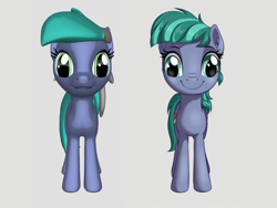 Size: 2000x1500 | Tagged: safe, imported from derpibooru, pony creator, 3d, ai content, ai generated, derp face, generator:pony diffusion v6 xl, generator:stable diffusion, looking at you, meme, ponylumen, prompter:jasmindreasond, silly face, smiling, smiling at you