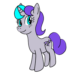 Size: 3024x3024 | Tagged: safe, artist:omegaridersangou, imported from derpibooru, glory, pony, unicorn, female, g1, g1 to g4, generation leap, horn, simple background, solo, transparent background