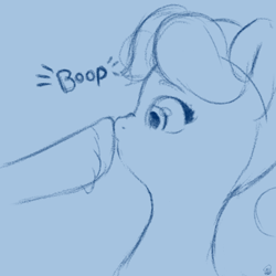 Size: 3072x3072 | Tagged: safe, artist:dulldi, imported from derpibooru, pipp petals, boop, doodle, g5, posey bloom, sketch