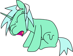 Size: 398x304 | Tagged: safe, artist:firlin123, imported from derpibooru, lyra heartstrings, pony, female, mare, numget, screaming, simple background, transparent background