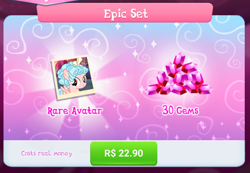 Size: 848x586 | Tagged: safe, imported from derpibooru, cozy glow, gameloft, gem, solo