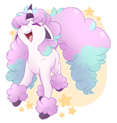 Size: 1600x1687 | Tagged: safe, artist:erkythehero23, imported from derpibooru, galarian ponyta, pony, ponyta, unicorn, action pose, cheerful, crossover, horn, pokémon, ponified, signature, simple background, solo, transparent background