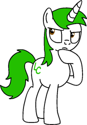 Size: 500x717 | Tagged: safe, artist:lonstecation, imported from derpibooru, oc, oc only, oc:lonstecation, pony, unicorn, 3 legs, horn, male, raised hoof, simple background, solo, stallion, thinking, transparent background