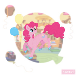 Size: 894x894 | Tagged: safe, artist:xeon777art, imported from derpibooru, pinkie pie, earth pony, pony, solo