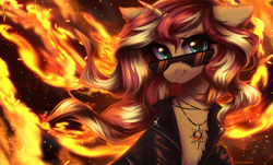 Size: 2790x1680 | Tagged: safe, artist:avrameow, imported from derpibooru, sunset shimmer, pony, unicorn, horn, solo