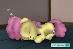 Size: 2000x1346 | Tagged: safe, artist:anonymousandrei, derpibooru exclusive, imported from derpibooru, li'l cheese, earth pony, pony, the last problem, colt, cute, derpimilestone, foal, male, milestone, on floor, onomatopoeia, sleeping, solo, sound effects, zzz