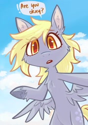 Size: 1355x1911 | Tagged: safe, artist:kazunekomori, imported from derpibooru, derpy hooves, pony, solo