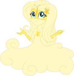 Size: 2372x2435 | Tagged: safe, artist:static51302, imported from derpibooru, fluttershy, human, fanfic:choose your own magic ending, equestria girls, cloud, fanfic art, simple background, solo, superhero, transparent background, vector