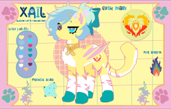 Size: 1588x1015 | Tagged: safe, imported from derpibooru, oc, alicorn, cat, dragon, hybrid, original species, dinofelis draconis, reference sheet